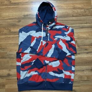 2017 Nike USA Camo Zip Up Hoodie